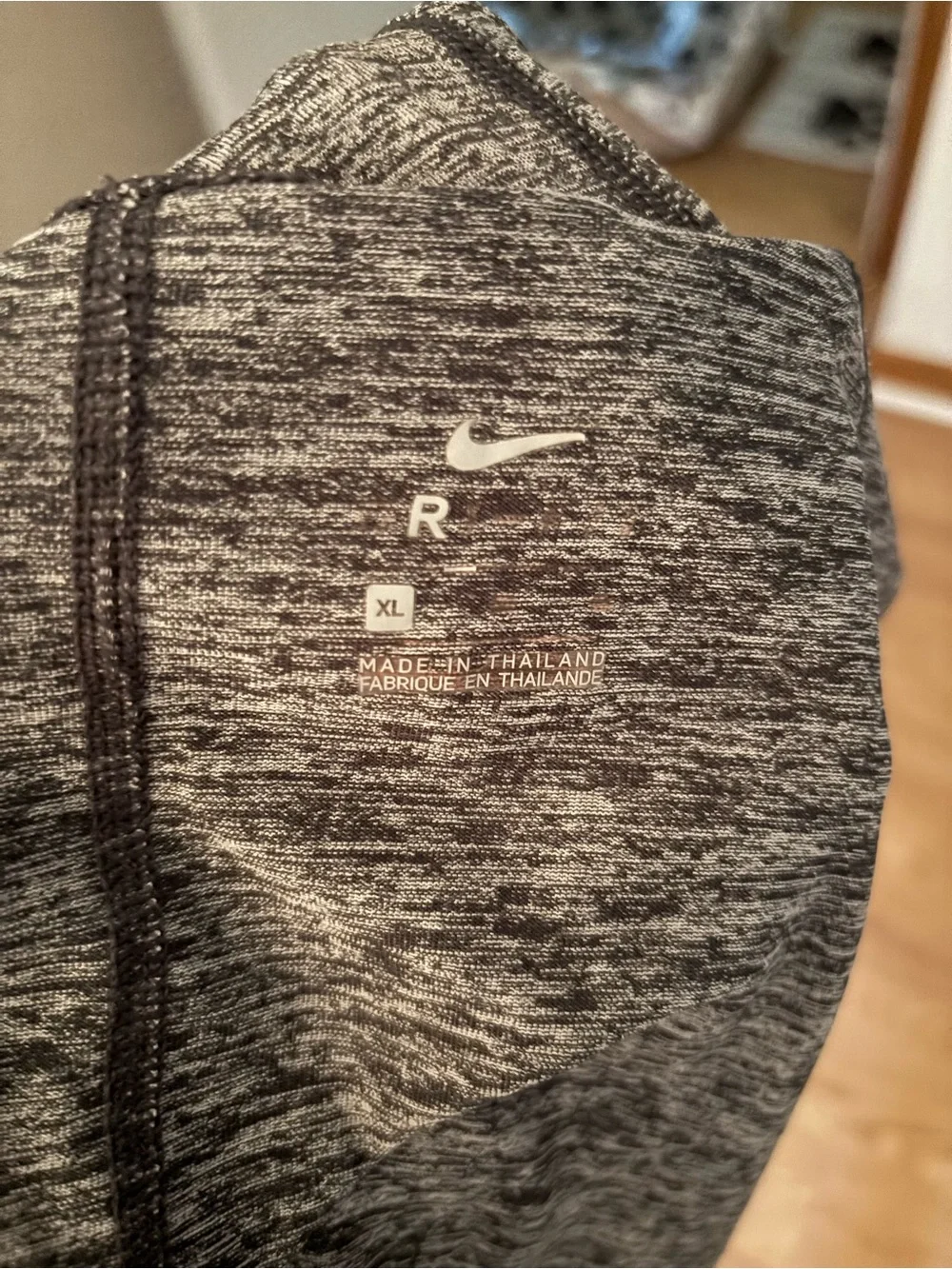 Nike Heather Grey Tank with Branded 'Just Do It' Straps - Picture 3 of 3